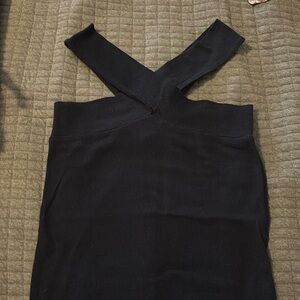 Free People Cross Neck Top